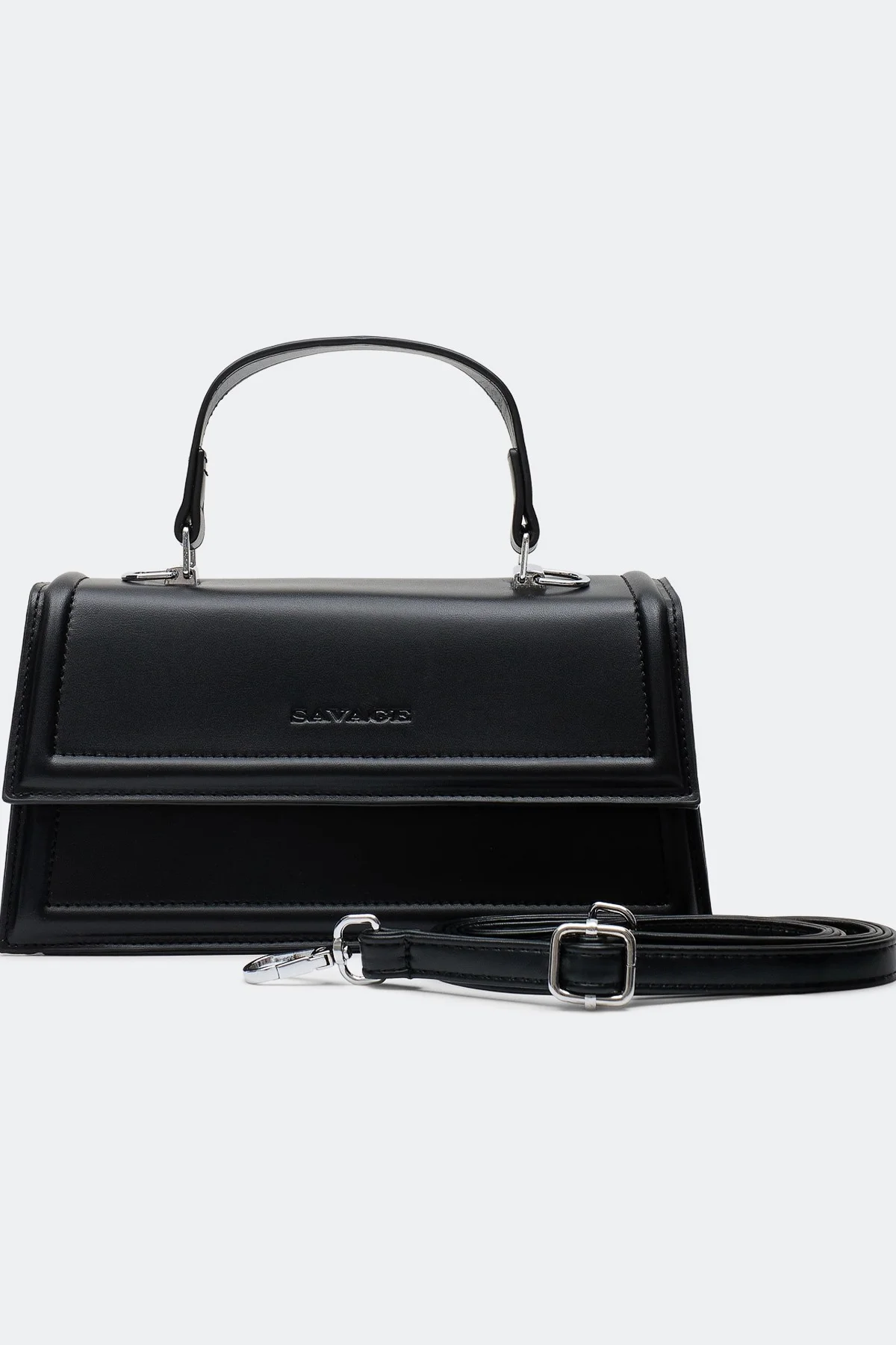 Сумка-багет из искусственной кожи, One