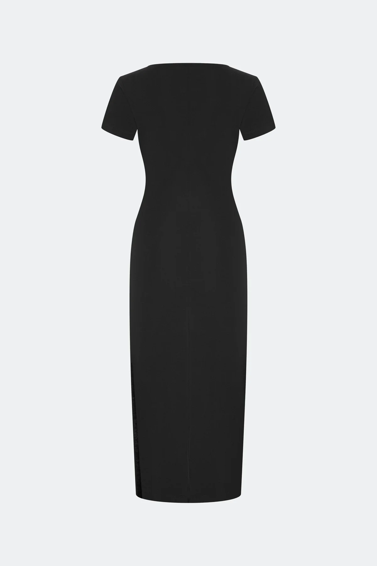 Элегантное платье с акцентной драпировкой, 46