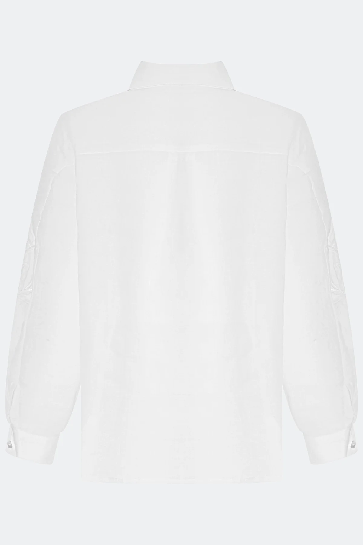 Удлиненная блузка с анималистичным принтом, 40