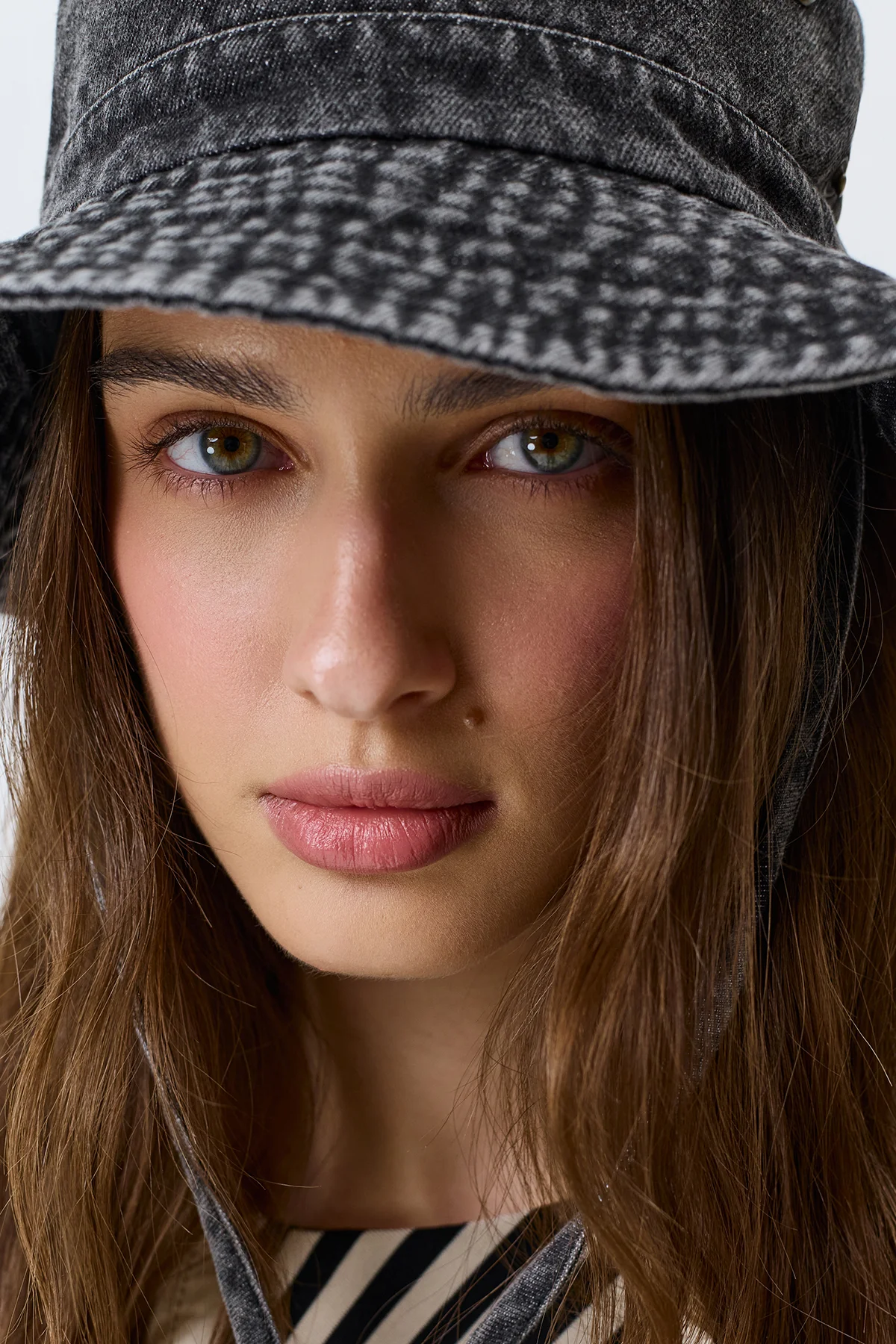 Джинсовая панама в стиле "сафари", One