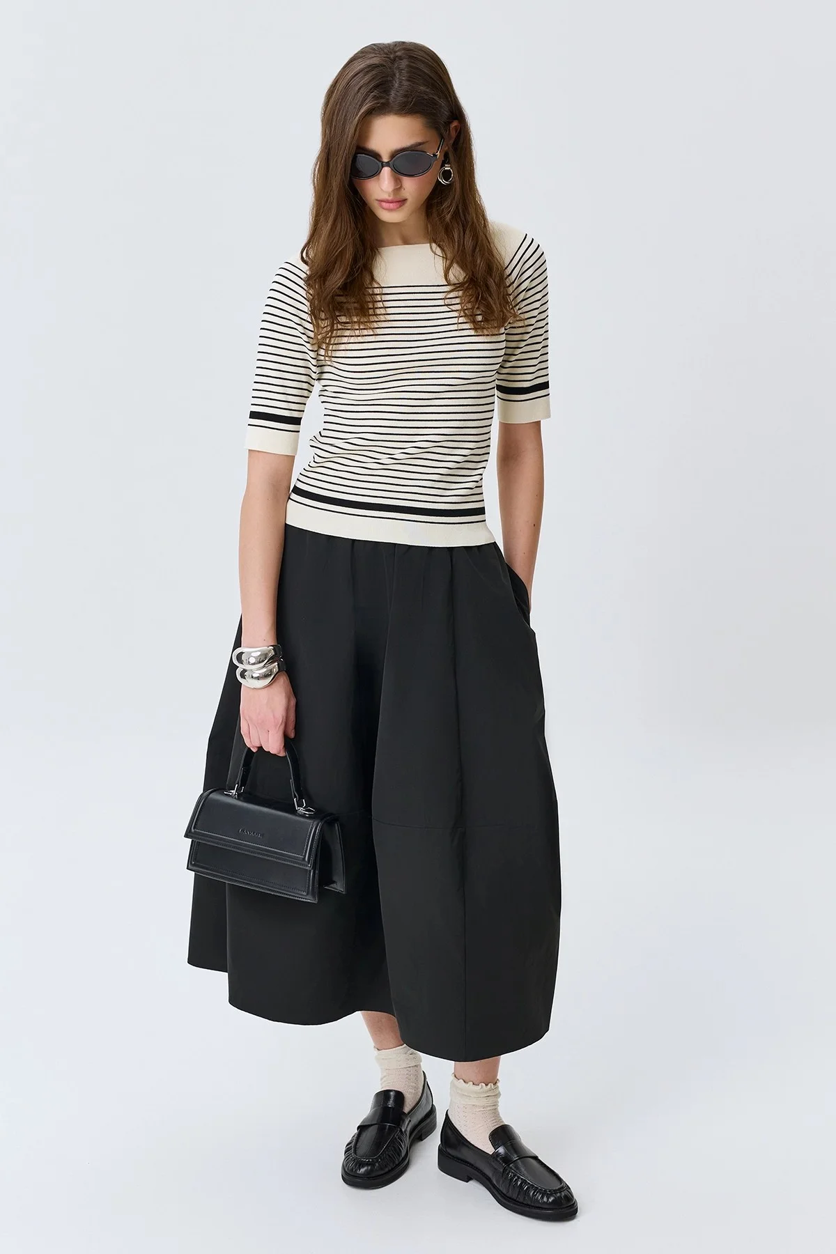 Сумка-багет из искусственной кожи, One