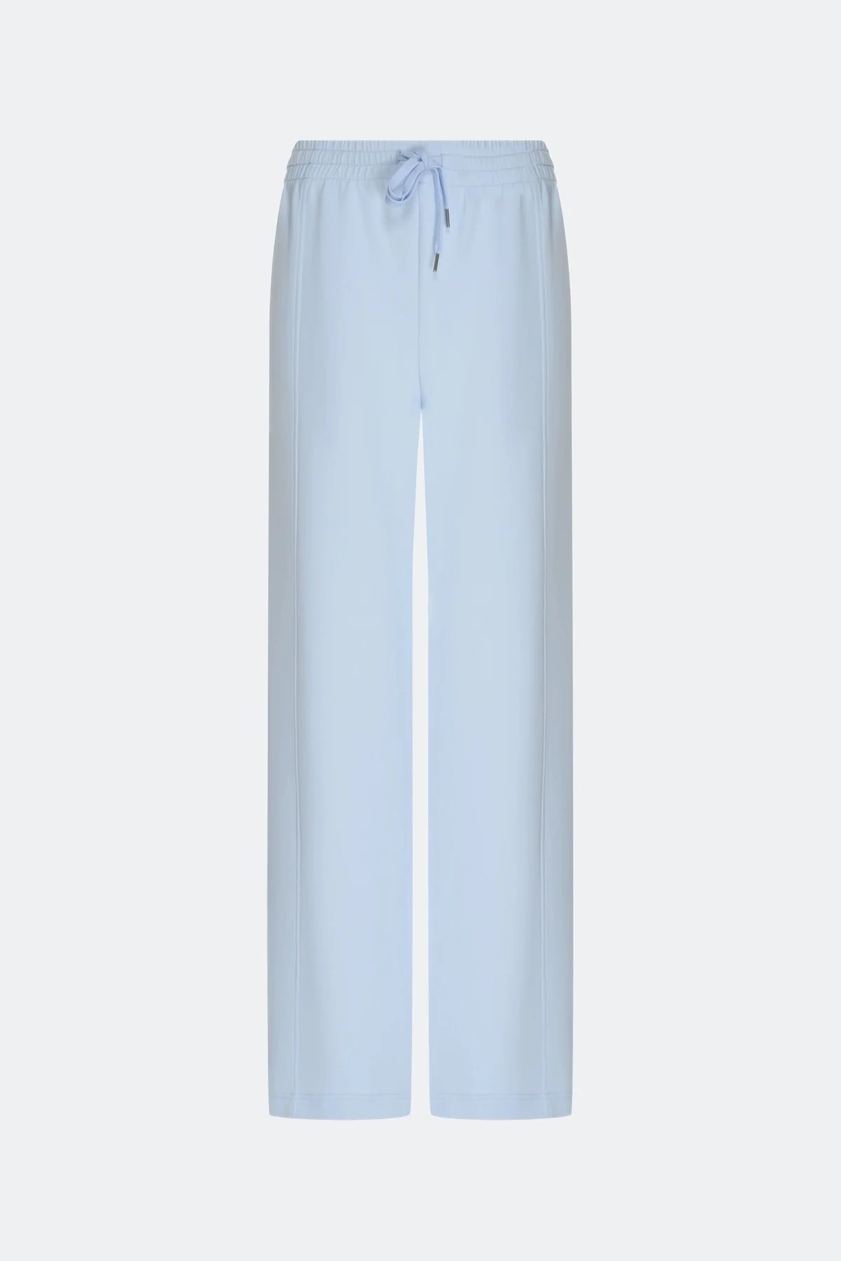 Трикотажные голубые брюки из хлопка, 46