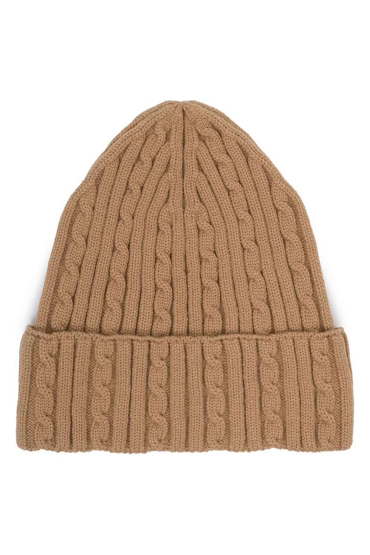 Шапка бежевая, One