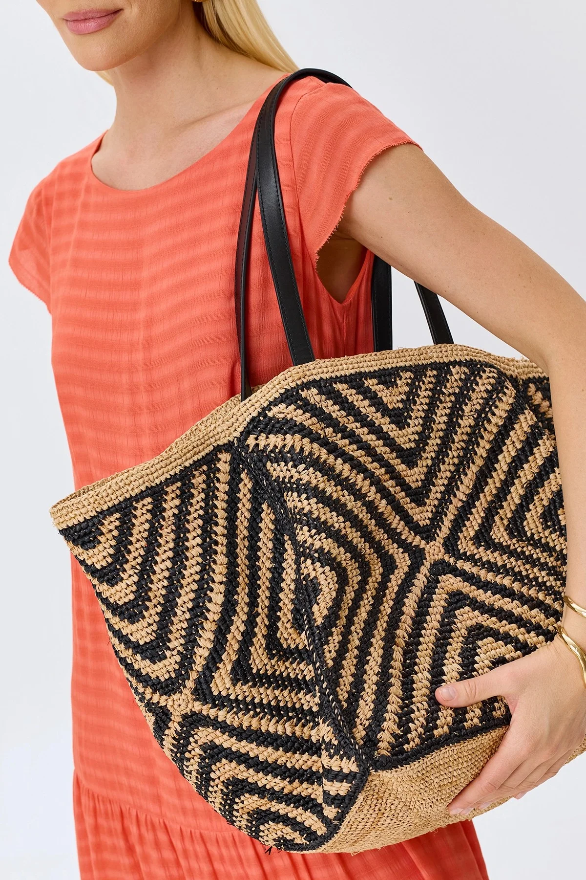 Сумка-шоппер из рафии, One