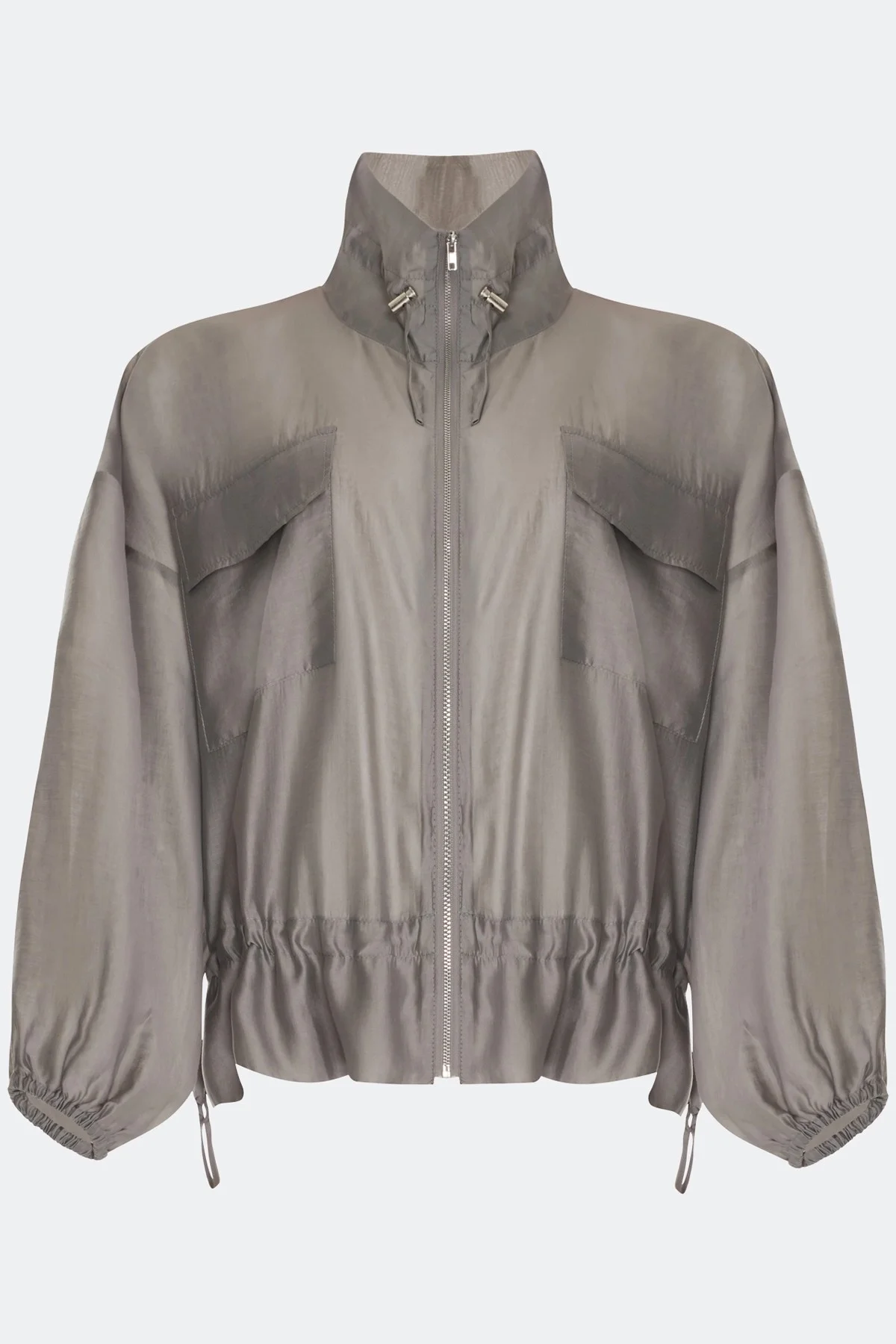 Полупрозрачный жакет из тенселя, 42