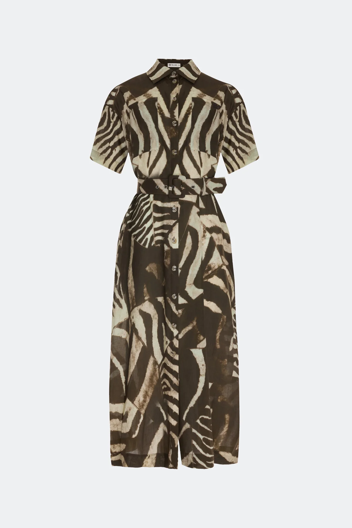 Платье-рубашка в стиле "Сафари", 36