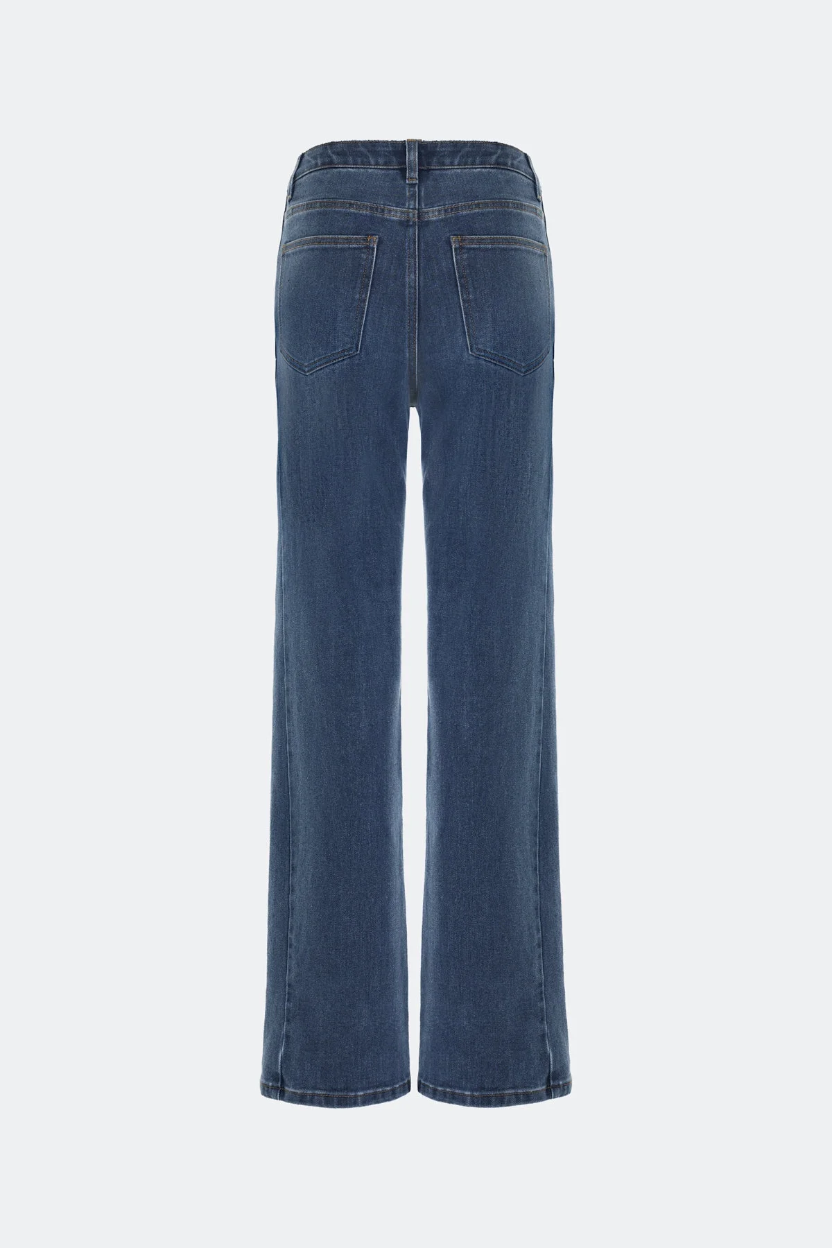 Джинсы Straight fit с заутюженными стрелками, 52