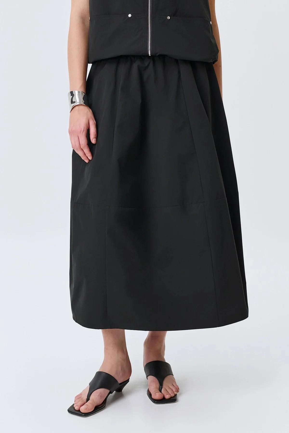 Объемная юбка-миди, 40