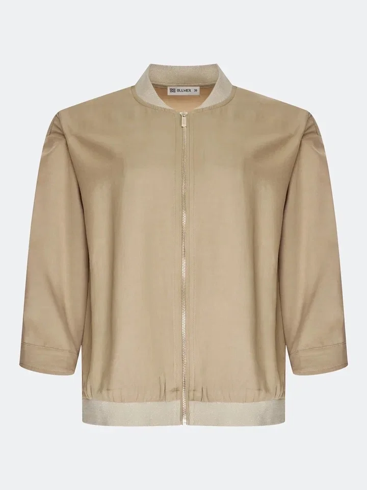 Бомбер из смесовой вискозы, 46