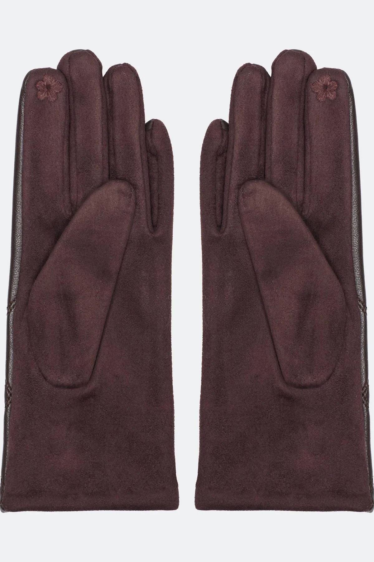 Черные утепленные варежки в спортивном стиле, One