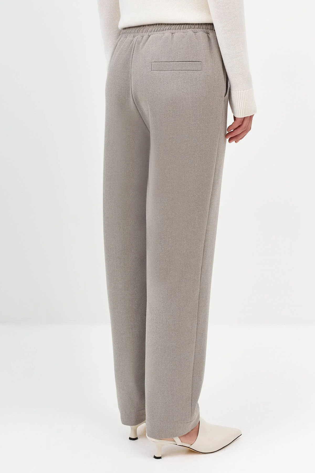 Лимитированная серия комфортные брюки с шерстью и ремень, 34