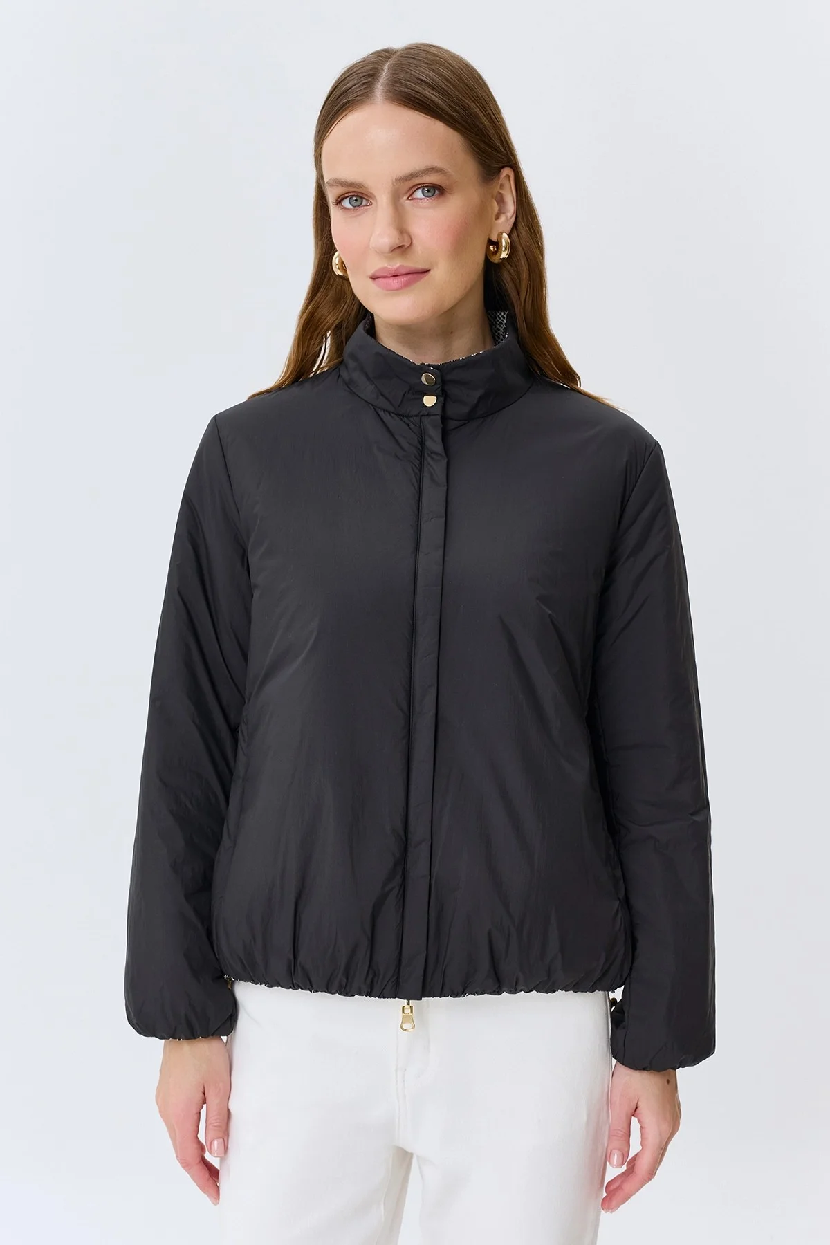 Двусторонняя куртка с принтом, 44