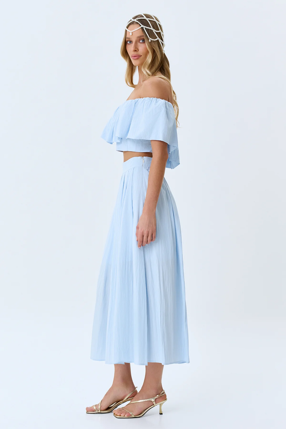 Юбка клеш из района, 40