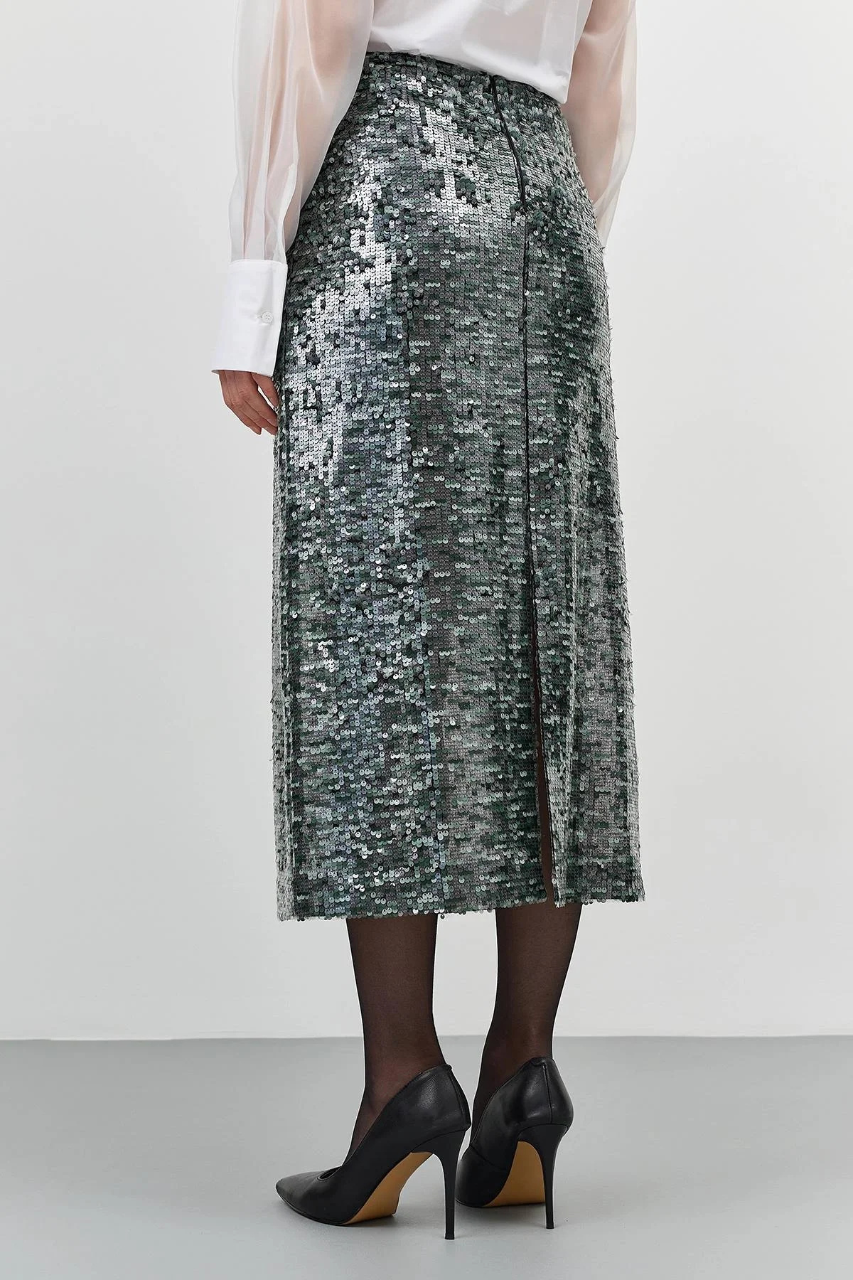 Мерцающая юбка с пайетками, 52