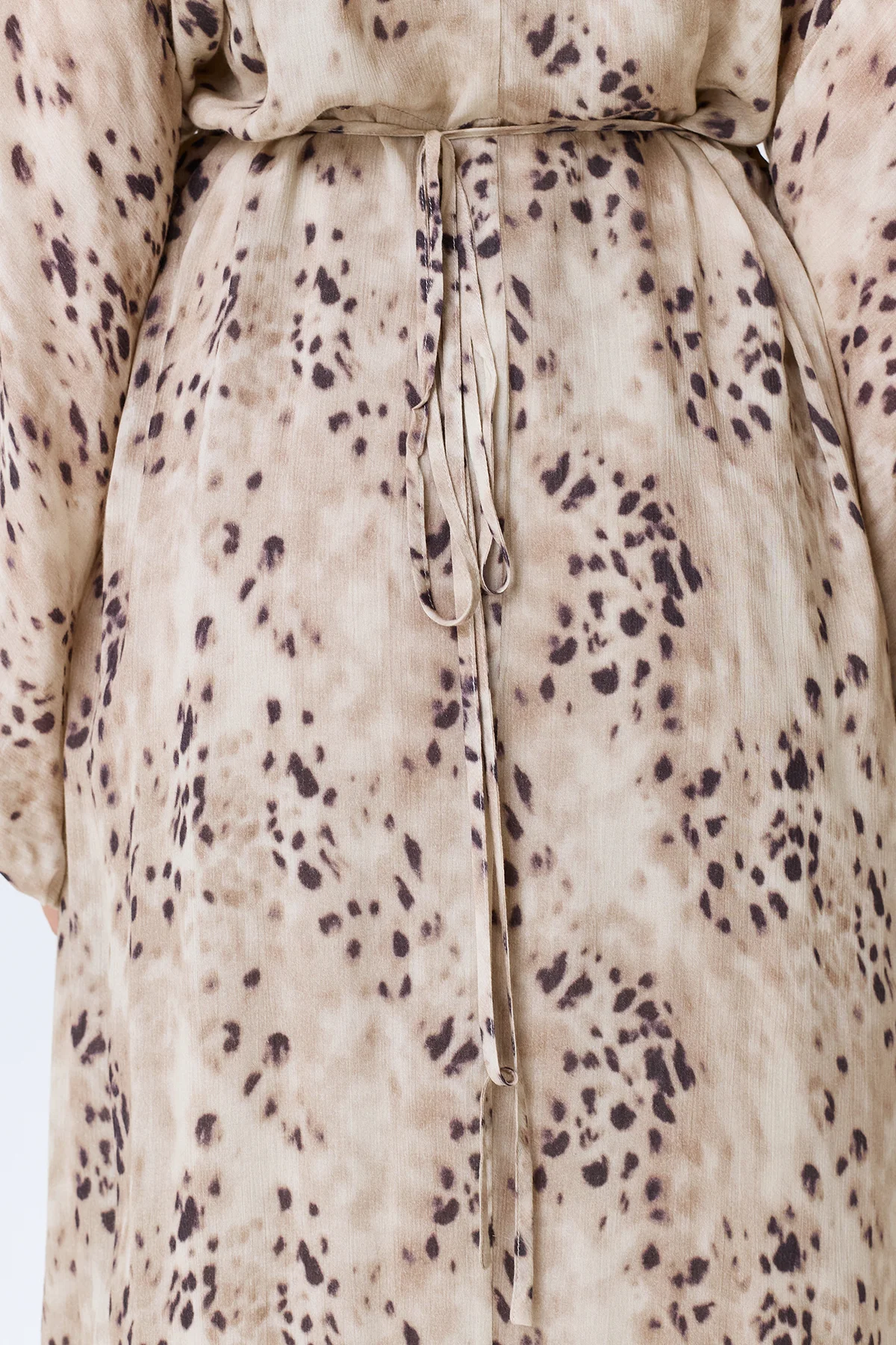 Платье с нежным ажурным принтом, 46