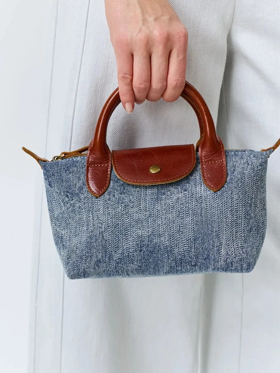 Джинсовая сумка кроссбоди, One