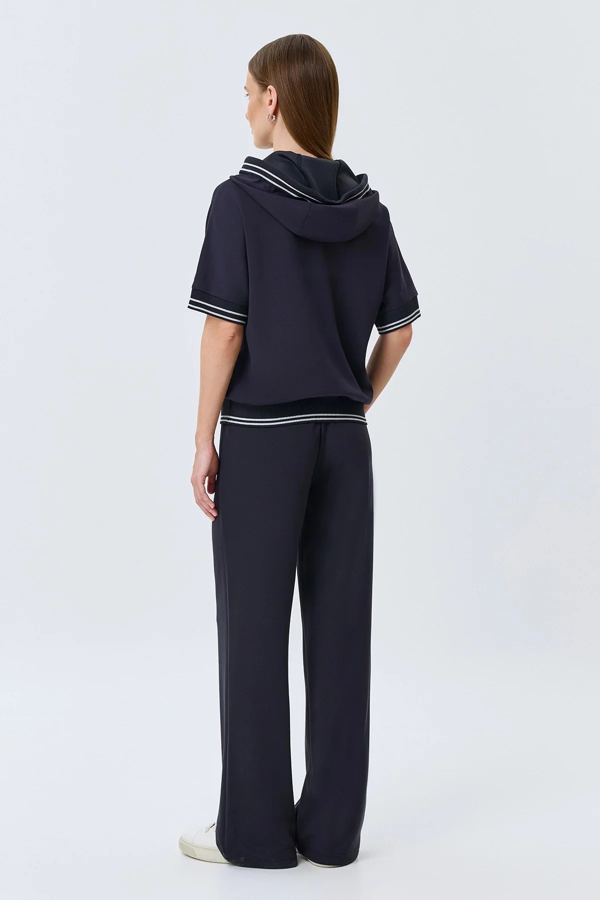 Прямые трикотажные брюки, 42