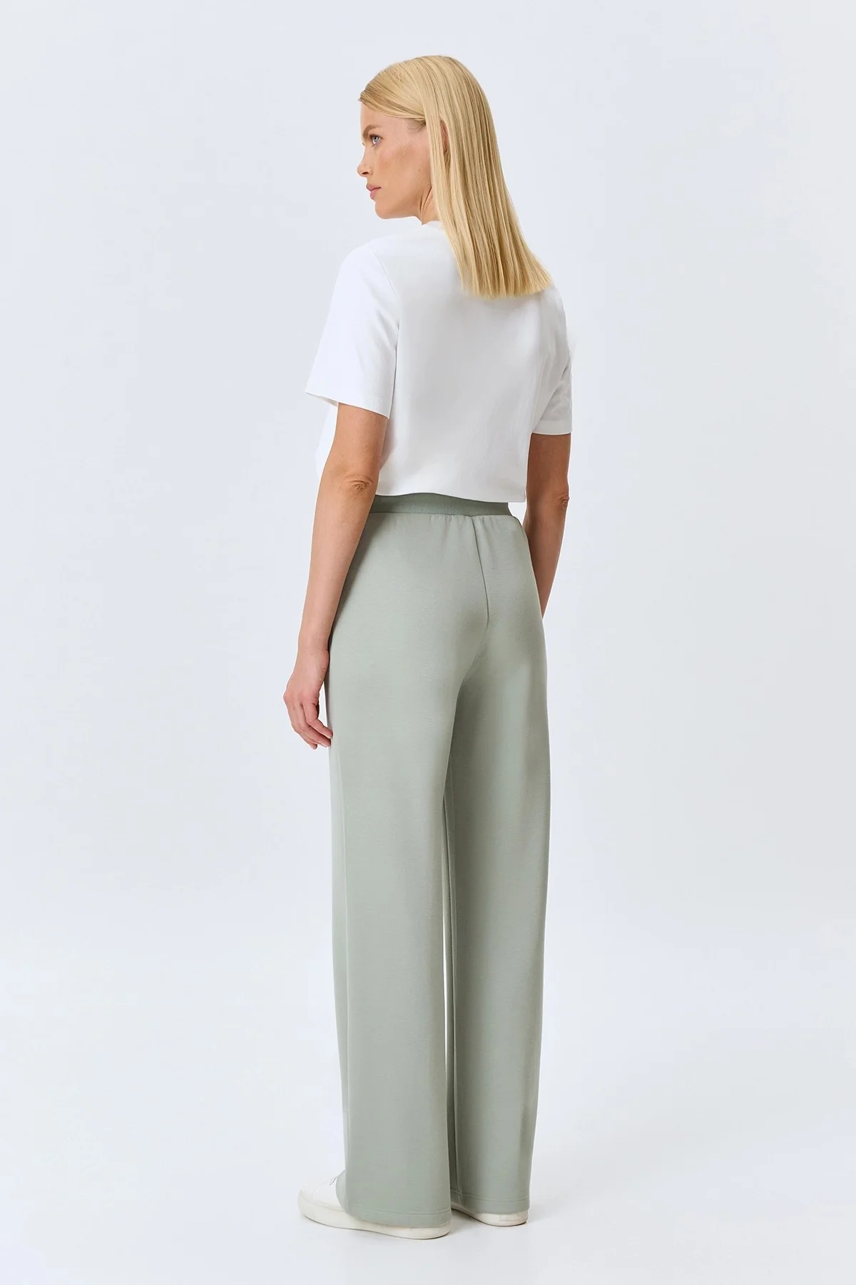 Прямые брюки с застроченными стрелками, 34