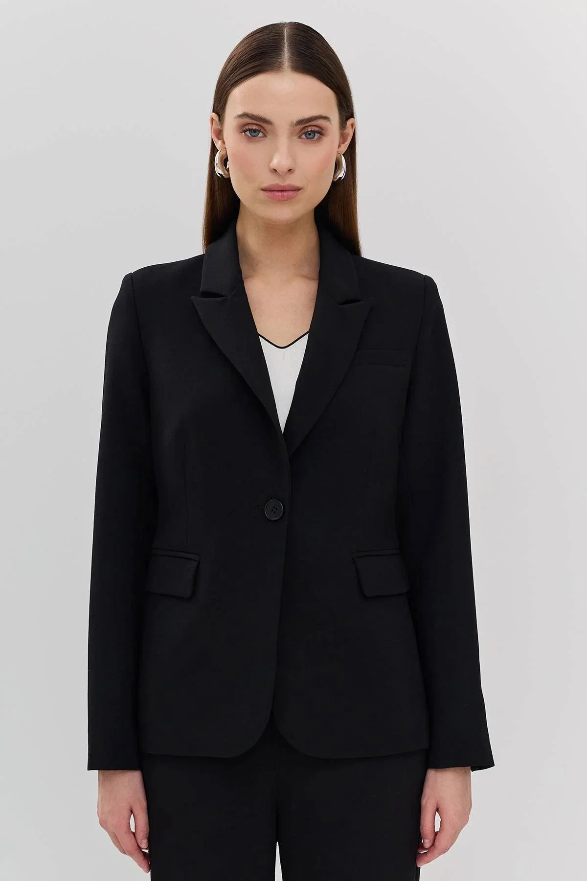 Элегантный жакет классического кроя, 50