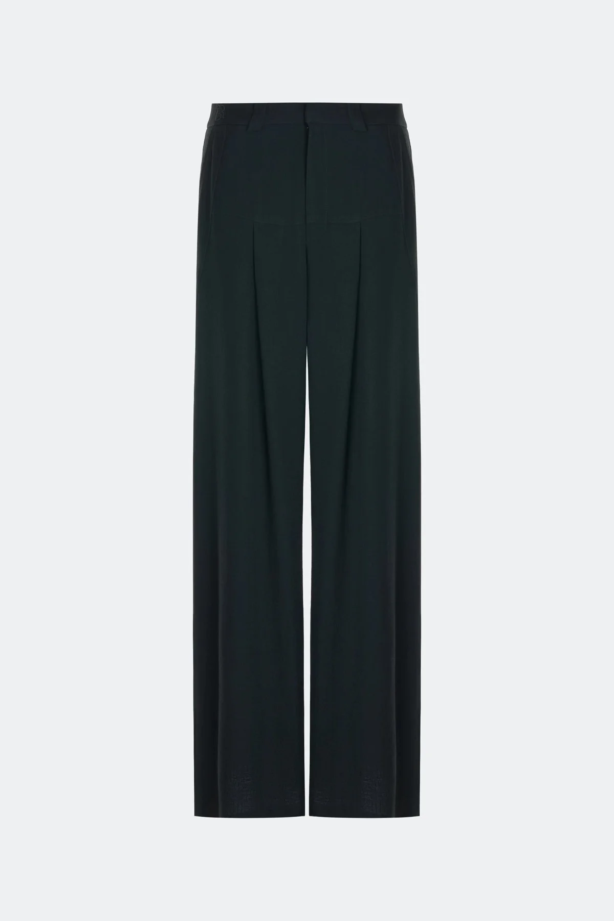 Брюки с кокеткой и складками, 38