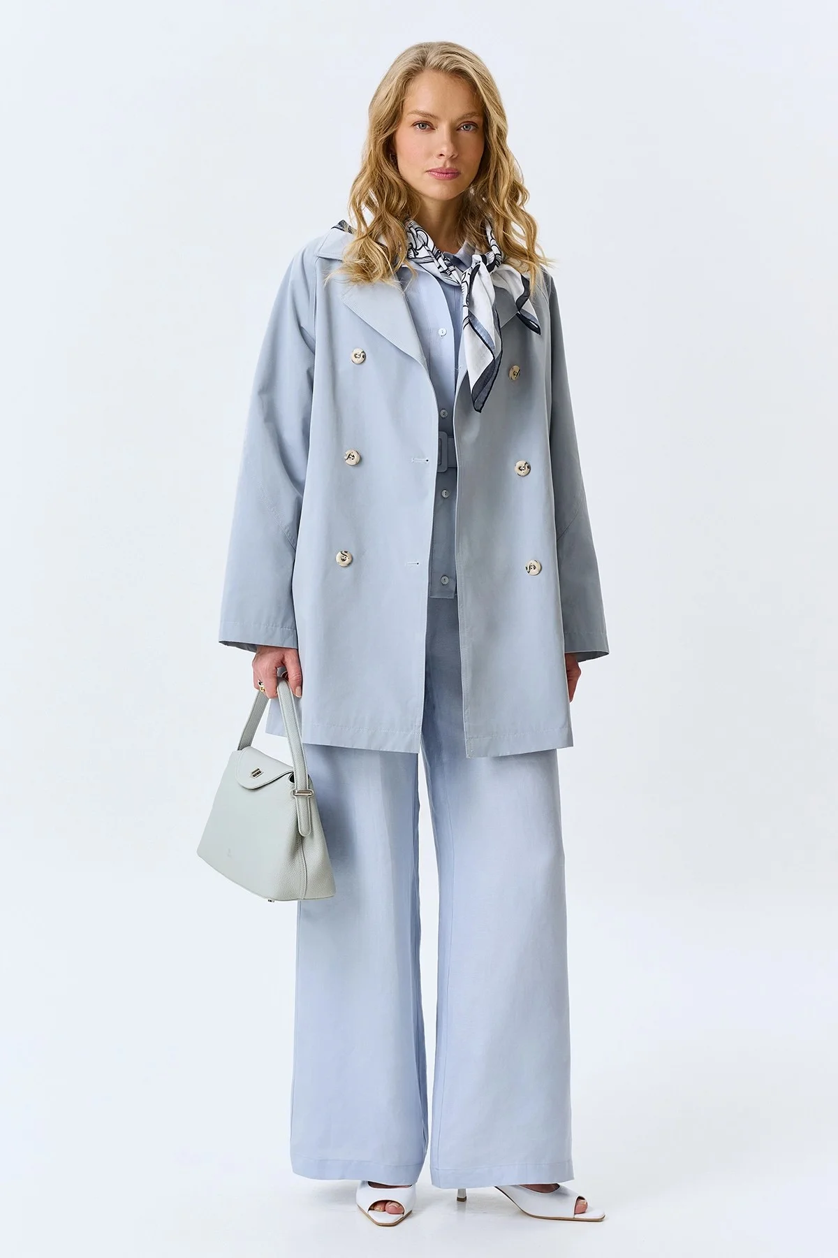 Весенний укороченный тренч, 42