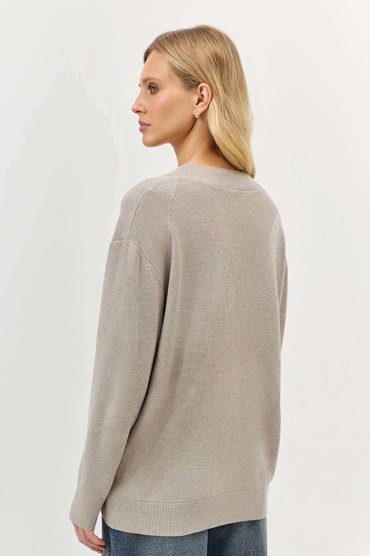 Джемпер с укороченными рукавами, 40