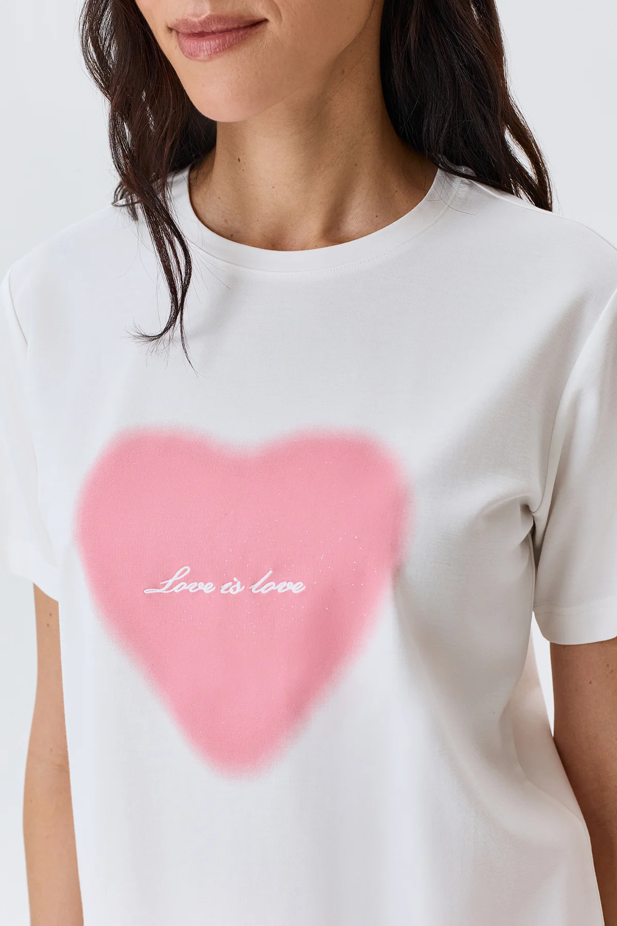 Футболка с принтом "сердце", 50