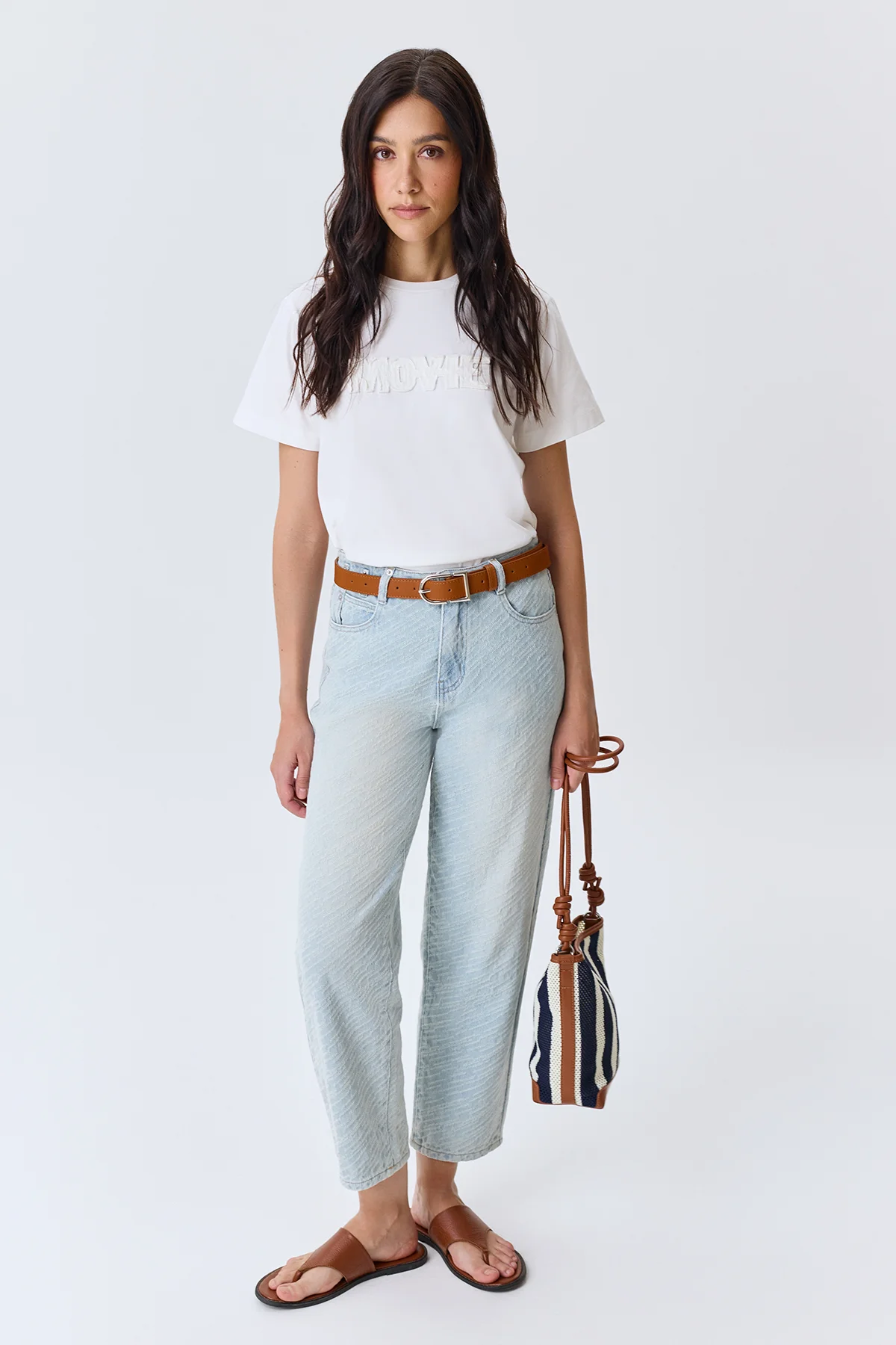 Базовый ремень с акцентной пряжкой, S