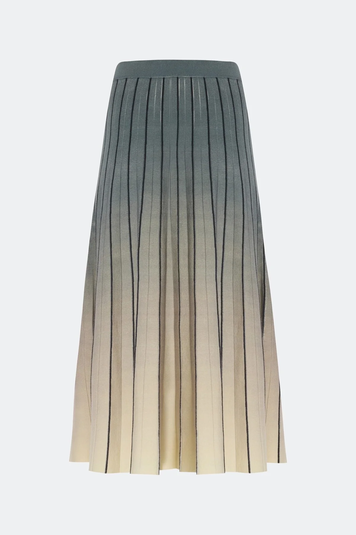 Вязаная юбка с градиентным принтом, 36