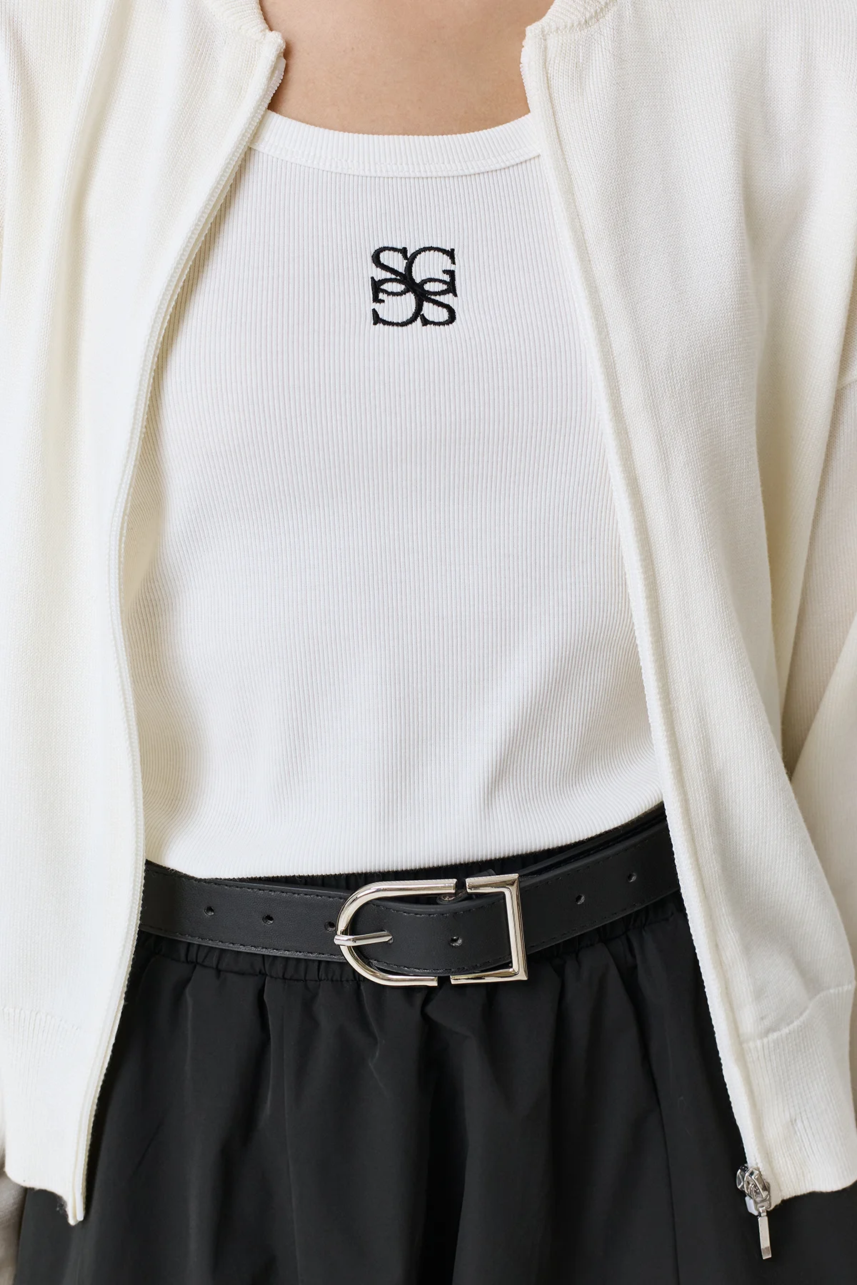 Базовый ремень с акцентной пряжкой, S