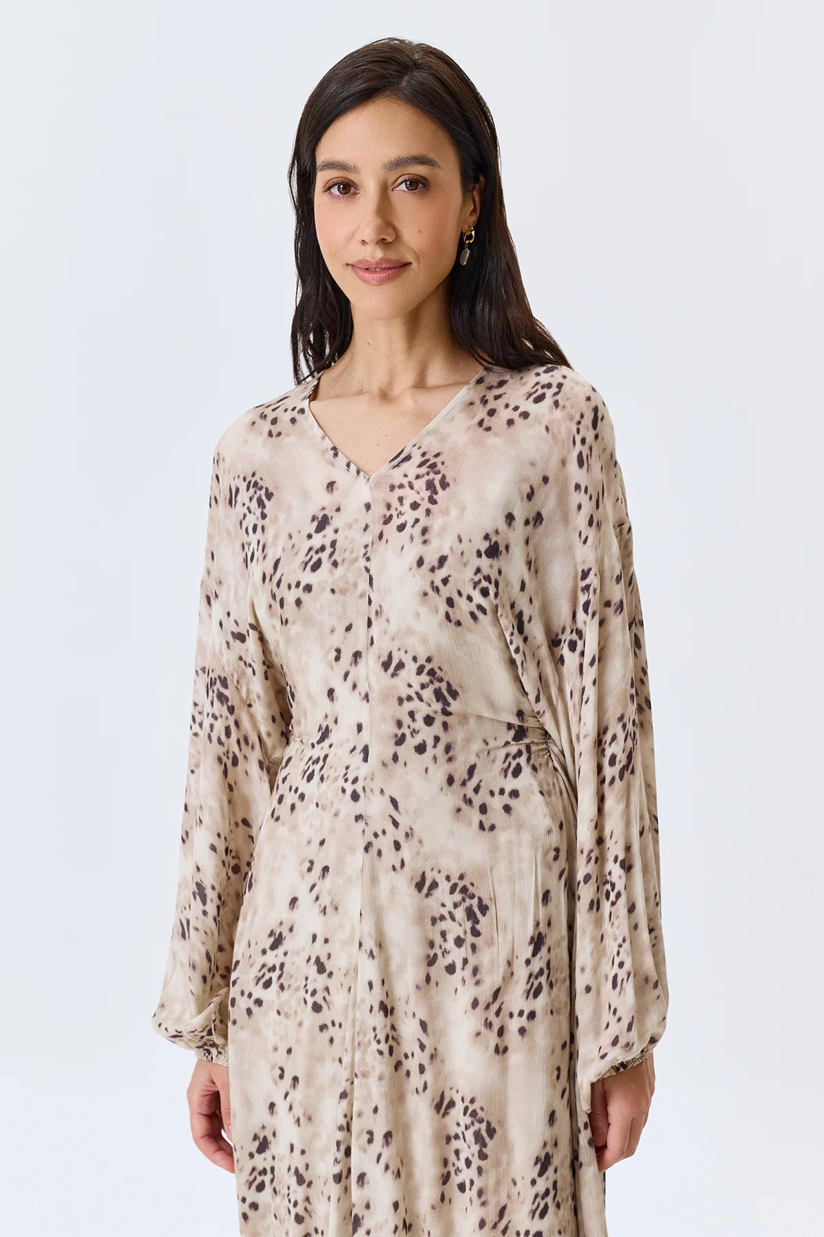 Платье с нежным ажурным принтом, 42