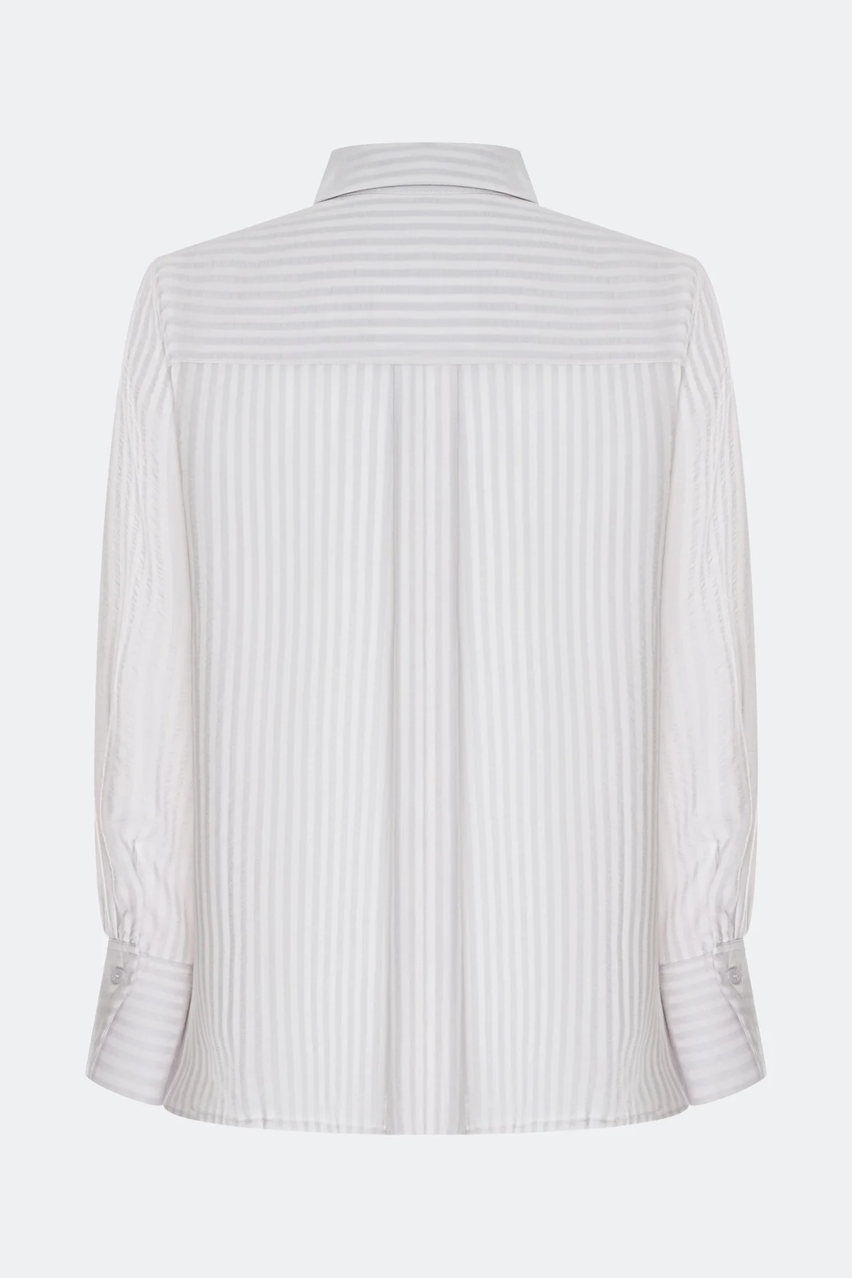 Блузка в полоску из тенселя, 52