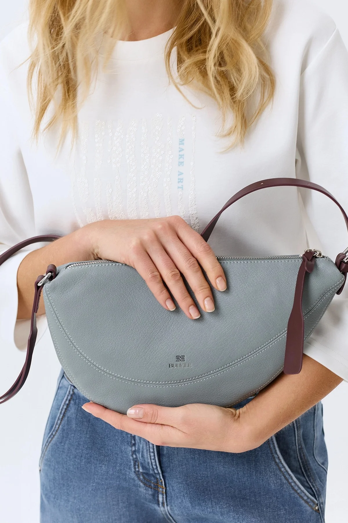 Сумка-седло из мягкой кожи, One