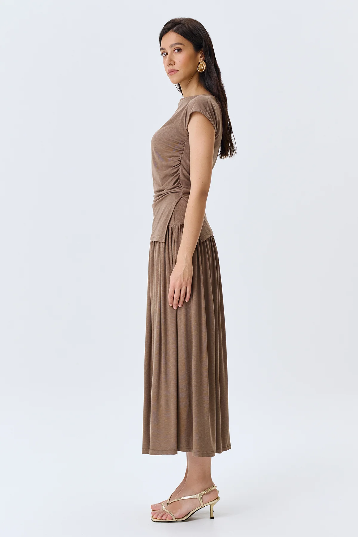 Асимметричный топ с драпировкой, 52