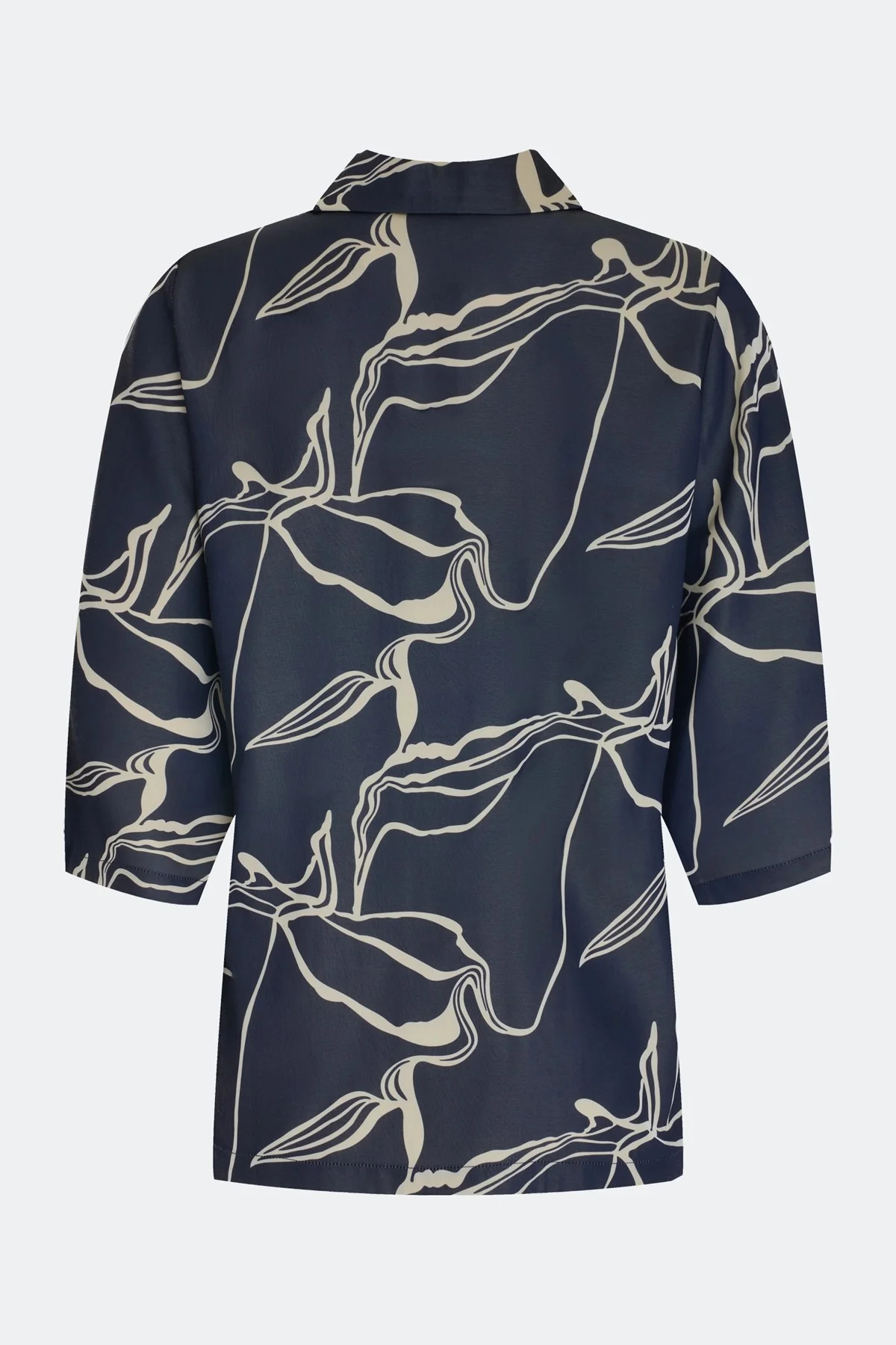 Блузка с абстрактным принтом, 38