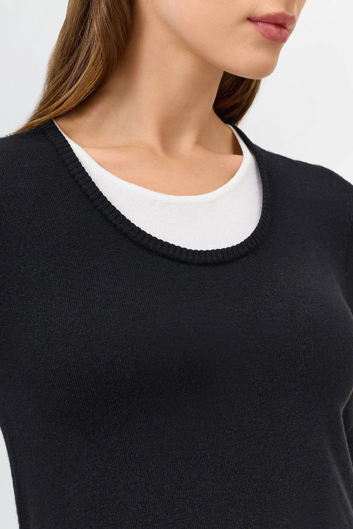 Платье-миди с контрастными деталями, 48