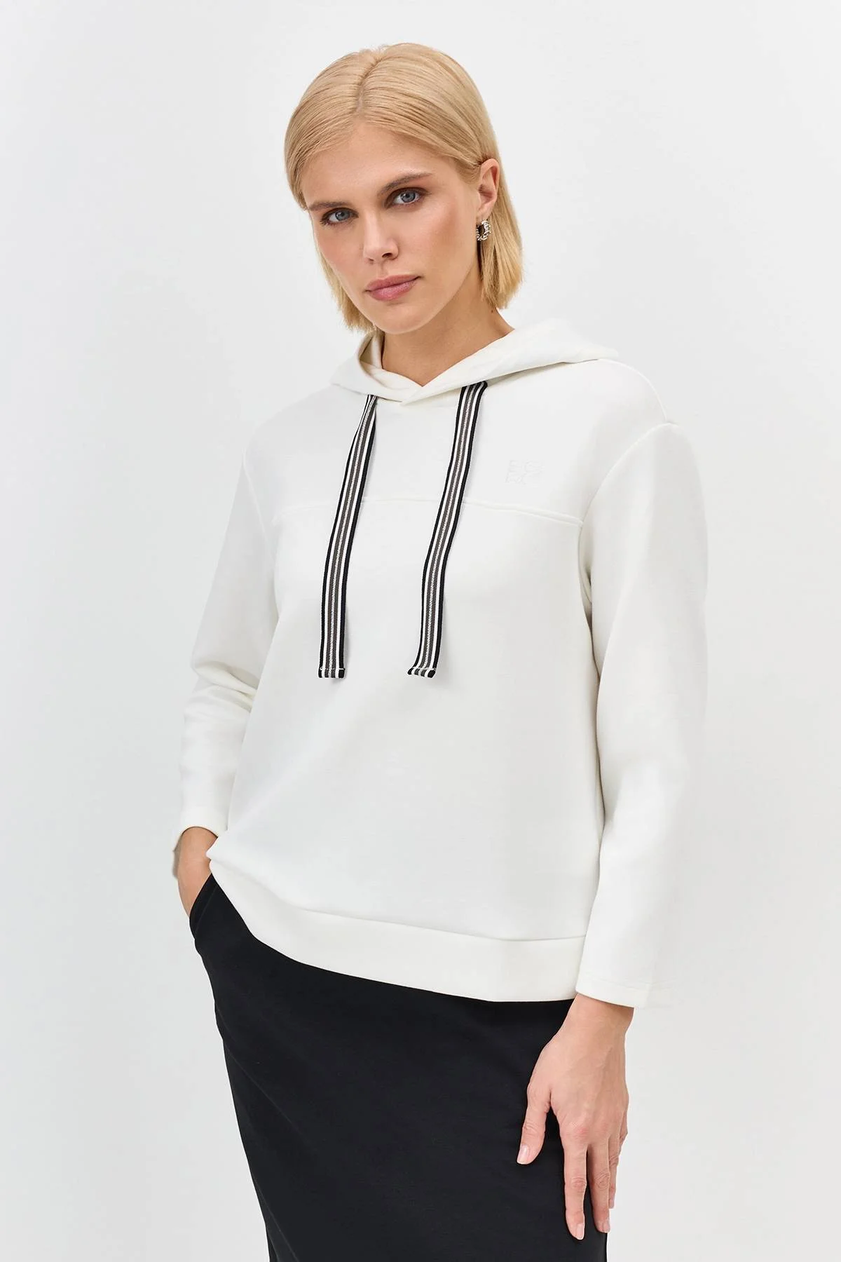 Худи из смесового модала, 34