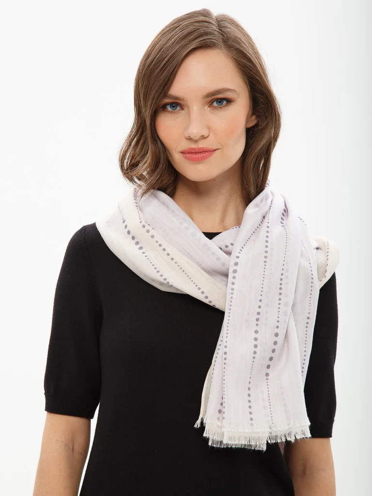 Палантин Женский лиловый, One