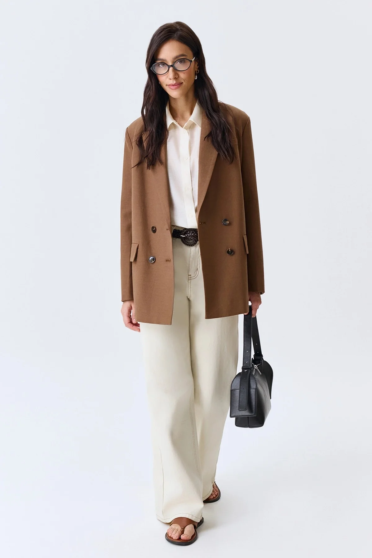 Жакет Oversize из тенселя, 48