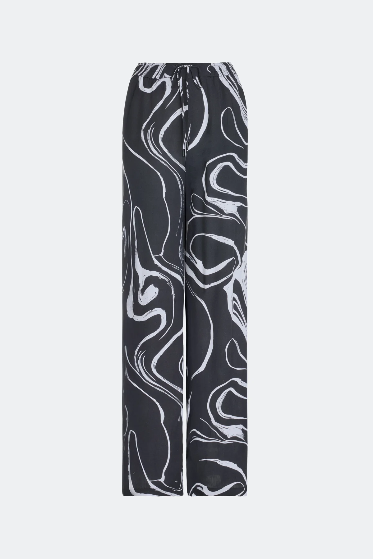 Брюки с графичным принтом, 46