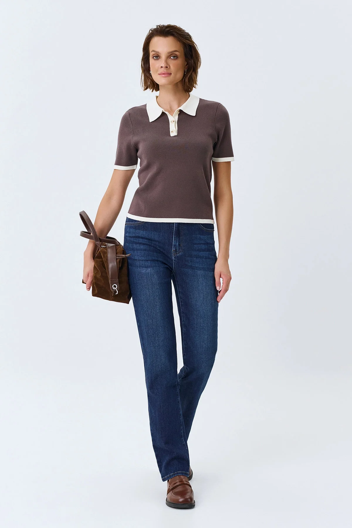 Базовые джинсы Straight fit, 52