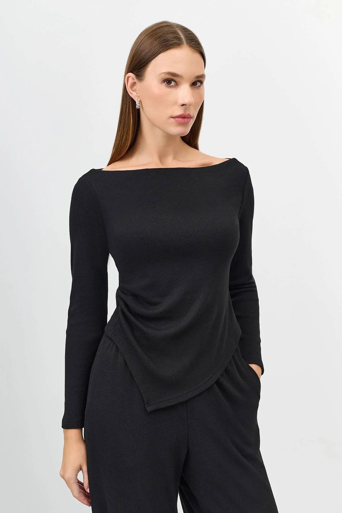 Джинсы с широкой подгибкой, 42