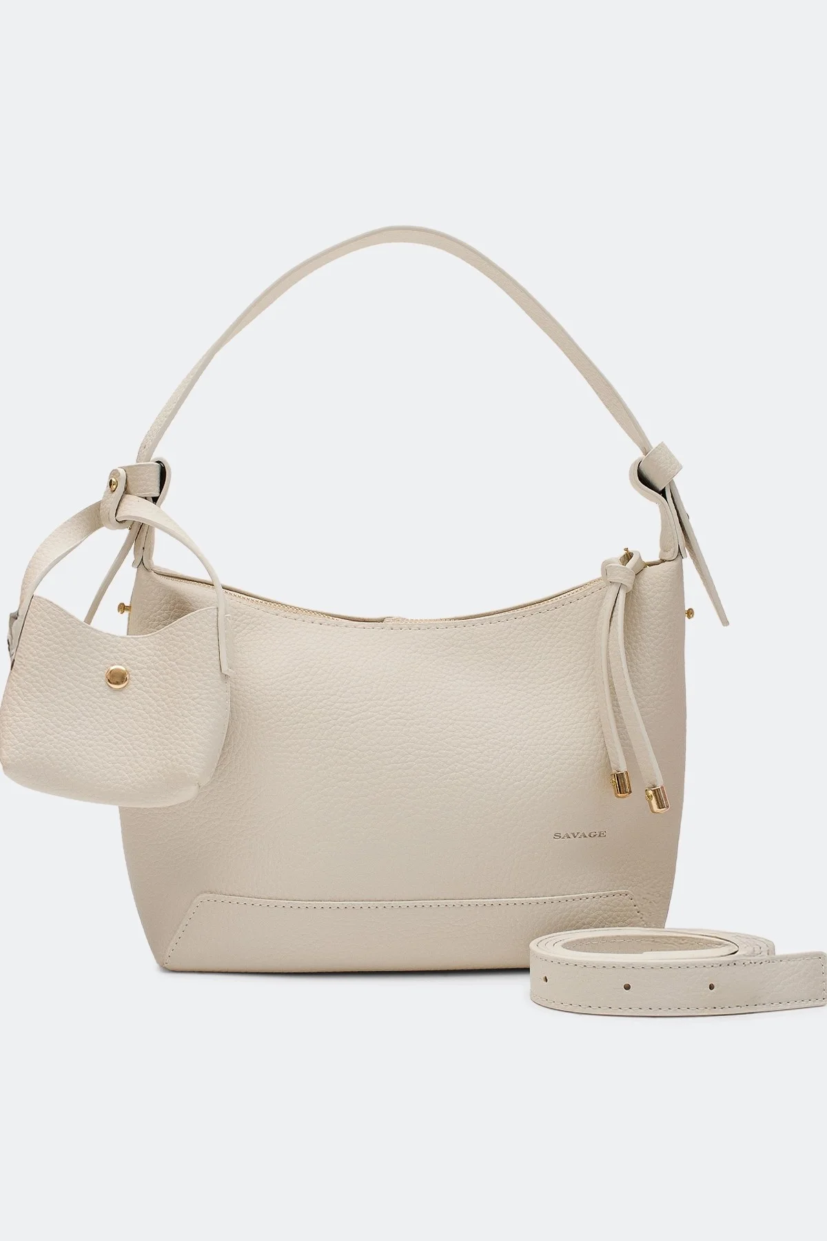 Сумка из эко кожи с обвесом, One