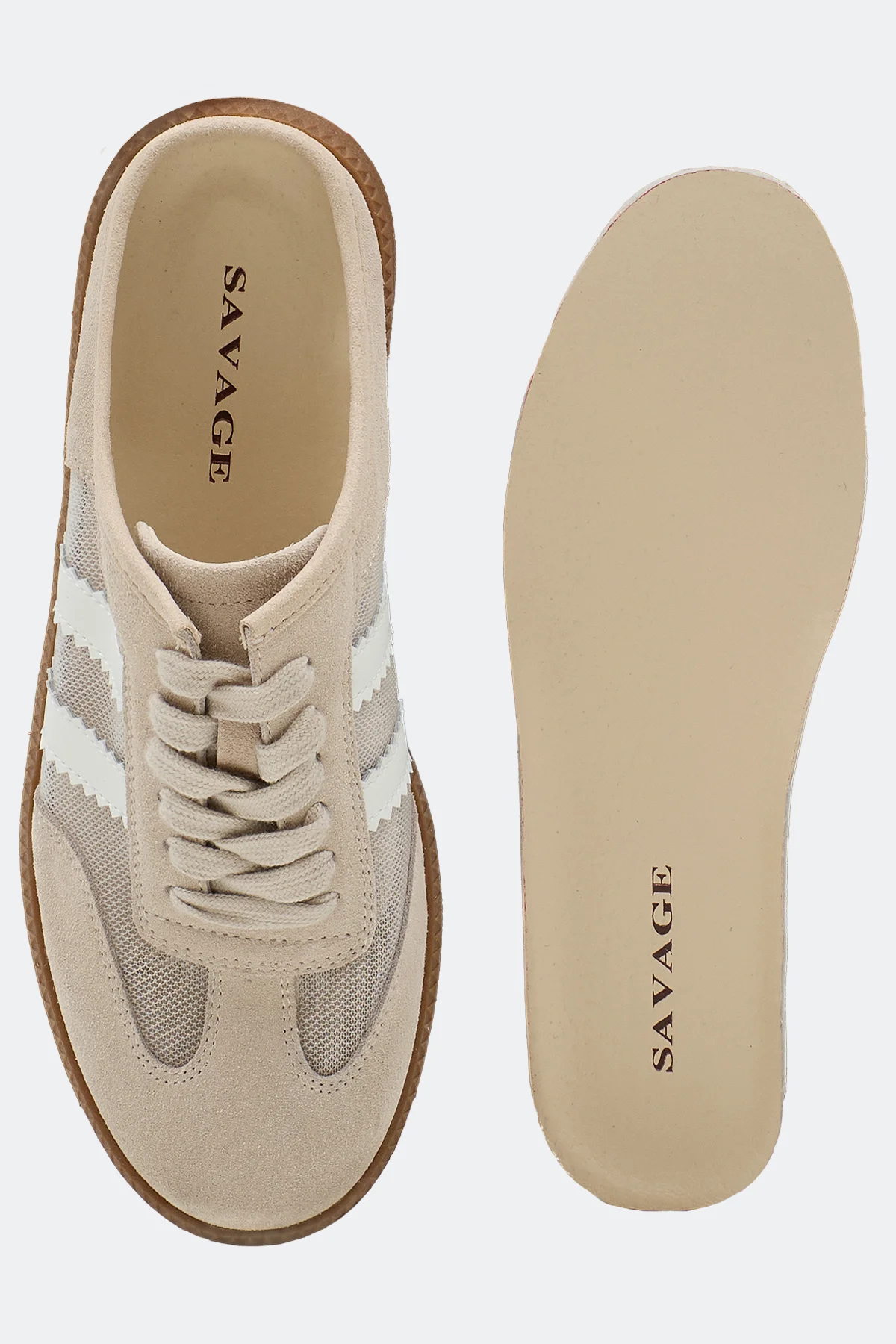 Кроссовки-сабо из натуральной замши, 37