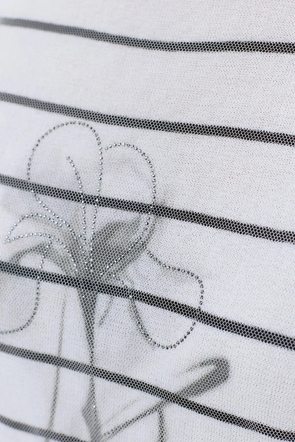 Двуслойный джемпер с принтом, 38