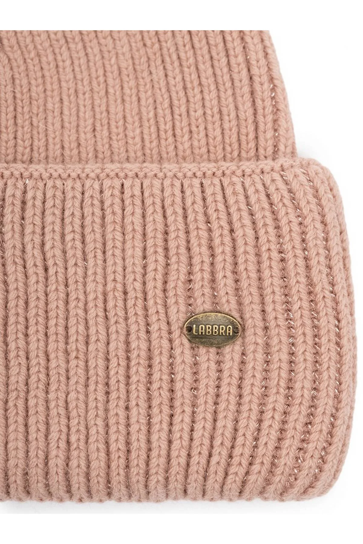 Шапка пыльно-розовая, One