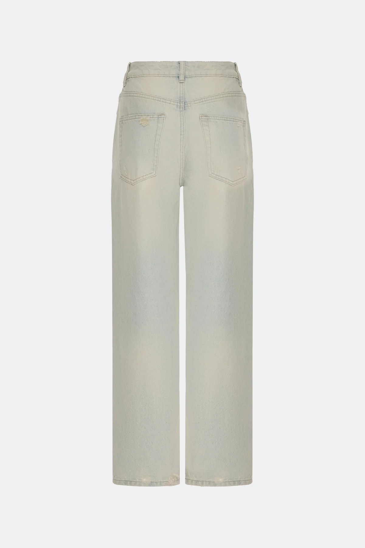 Джинсы-бананы с декором, 52