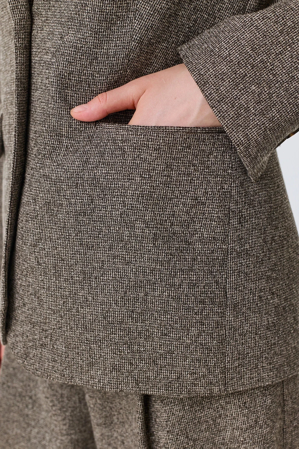 Классический жакет с узором Herringbone, 52