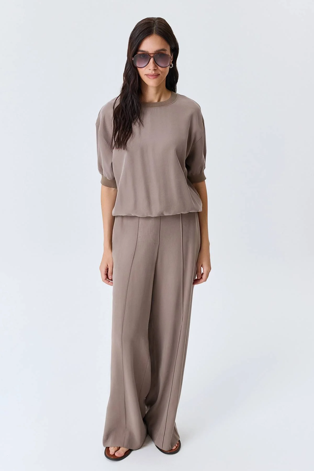 Свободная блузка из вискозы, 42