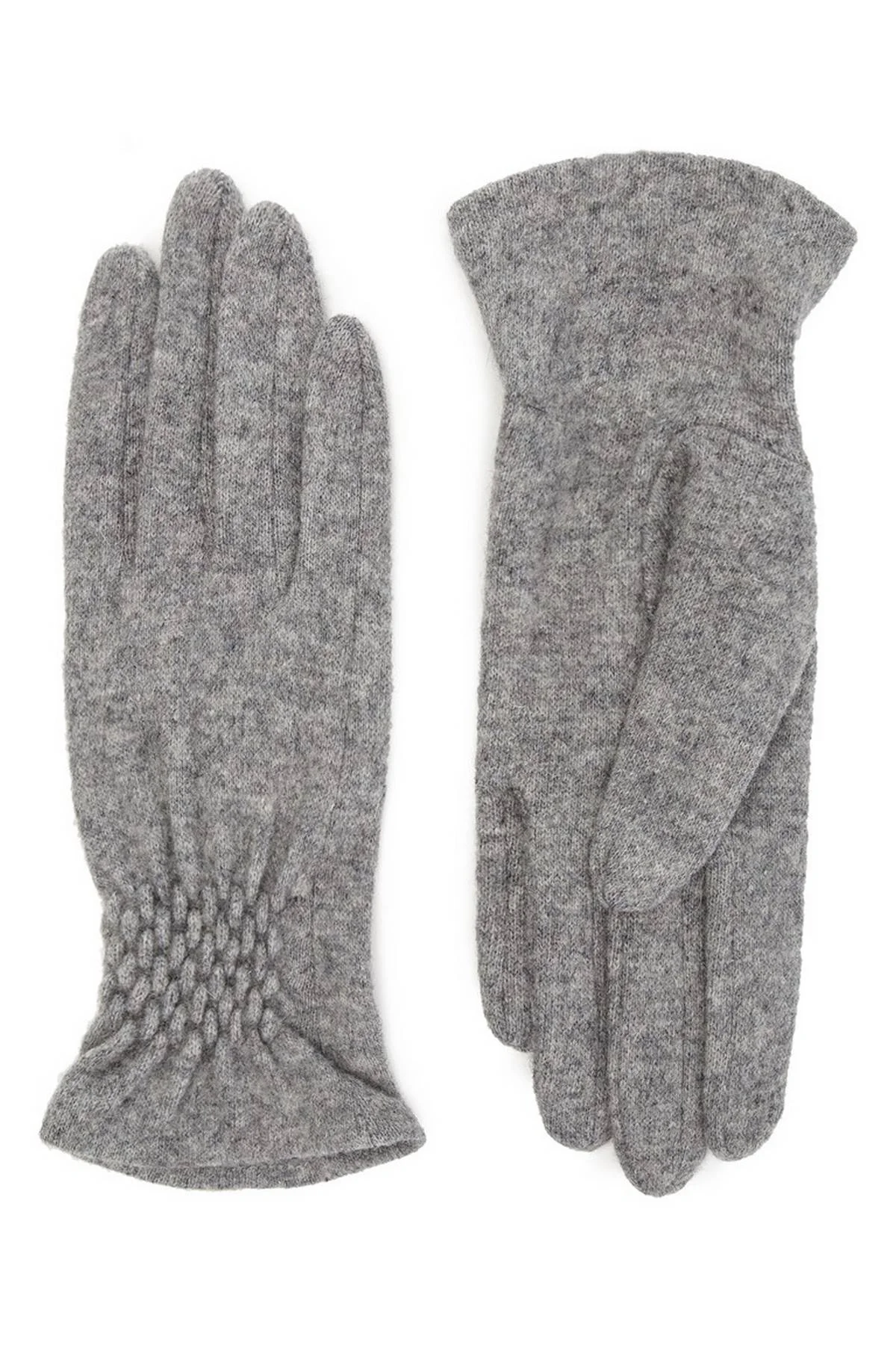 Перчатки серые, S